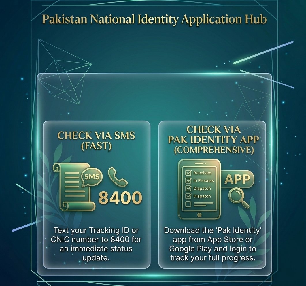 Track CNIC Application